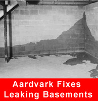 Fix and Repair wet, leaking, leaky, flooded basements foundations and 